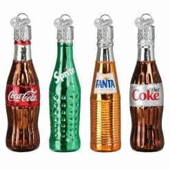 New ⌛ Traditions Coca-Cola Mini Beverage Set Ornament 💯