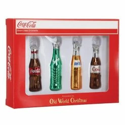 Alternative view of New ⌛ Traditions Coca-Cola Mini Beverage Set Ornament 💯