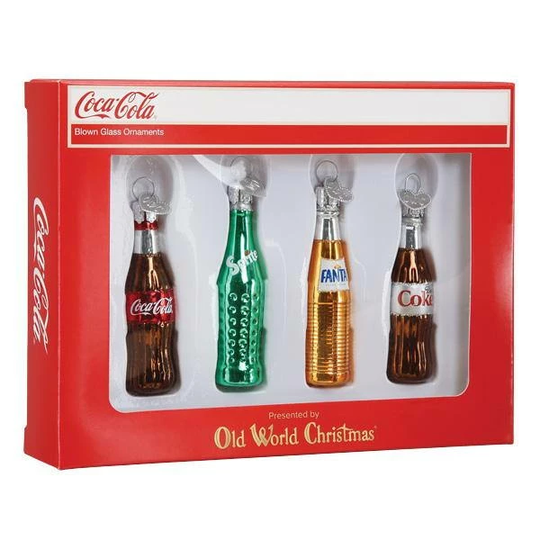 New โ Traditions Coca-Cola Mini Beverage Set Ornament ๐ฏ 4 New โ Traditions Coca-Cola Mini Beverage Set Ornament ๐ฏ - Image 2