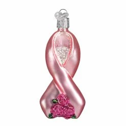 Buy ✨ Traditions Pink Ribbon With Roses Ornament ✔️