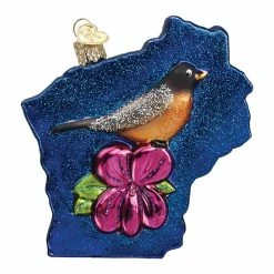 Alternative view of Cheapest 🤩 Traditions State Of Wisconsin Ornament ✔️