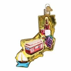 Alternative view of Brand new 👍 Traditions State Of California Ornament ❤️