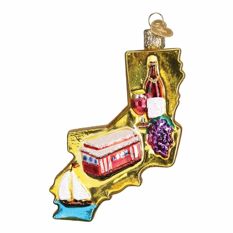 Brand new 👍 Traditions State Of California Ornament ❤️ 4 Brand new 👍 Traditions State Of California Ornament ❤️ - Image 2