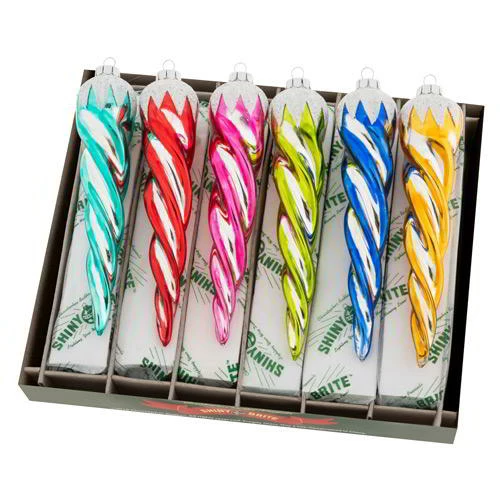 Cheap 😍 Traditions 🎄 Christmas Confetti Glass Icicle Ornaments Set/6 🛒 3 Cheap 😍 Traditions 🎄 Christmas Confetti Glass Icicle Ornaments Set/6 🛒