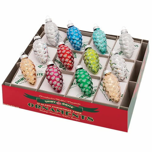 Hot Sale ๐ Traditions Holiday Splendor Pine Cone Ornaments Set/12 ๐ฏ 3 Hot Sale ๐ Traditions Holiday Splendor Pine Cone Ornaments Set/12 ๐ฏ