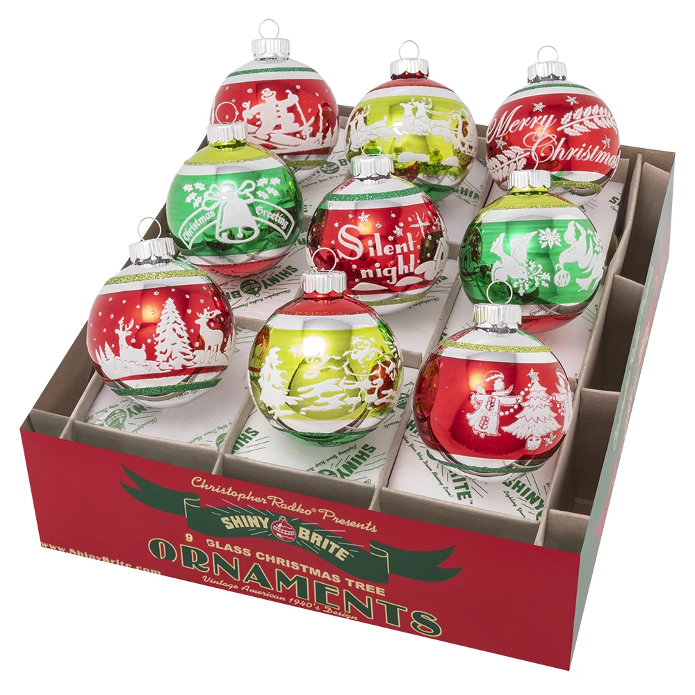 Cheap 🔔 Traditions Holiday Splendor Signature Flocked Round Ornaments Set/9 😉 3 Cheap 🔔 Traditions Holiday Splendor Signature Flocked Round Ornaments Set/9 😉