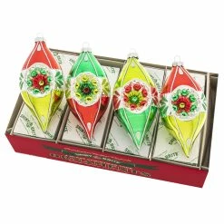 Buy ⌛ Traditions Holiday Splendor Reflector Tulip Ornaments Set/4 👏