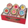 Promo 😀 Traditions 🎄 Christmas Confetti Decorated Reflector Round Ornaments Set/6 💯 1 Promo 😀 Traditions 🎄 Christmas Confetti Decorated Reflector Round Ornaments Set/6 💯 -Traditions store 4028014