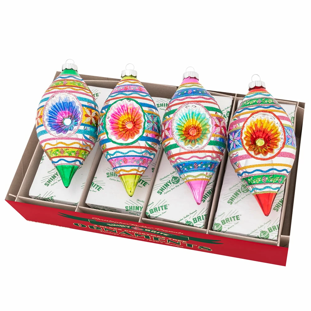 Best deal 🔔 Traditions 🎄 Christmas Confetti Reflector Tulip Ornaments Set/4 😍 3 Best deal 🔔 Traditions 🎄 Christmas Confetti Reflector Tulip Ornaments Set/4 😍