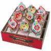 Outlet ✔️ Traditions Festive Fete Decorated Rounds & Reflector Tulips Ornaments Set/9 🎁 -Traditions store 4028031