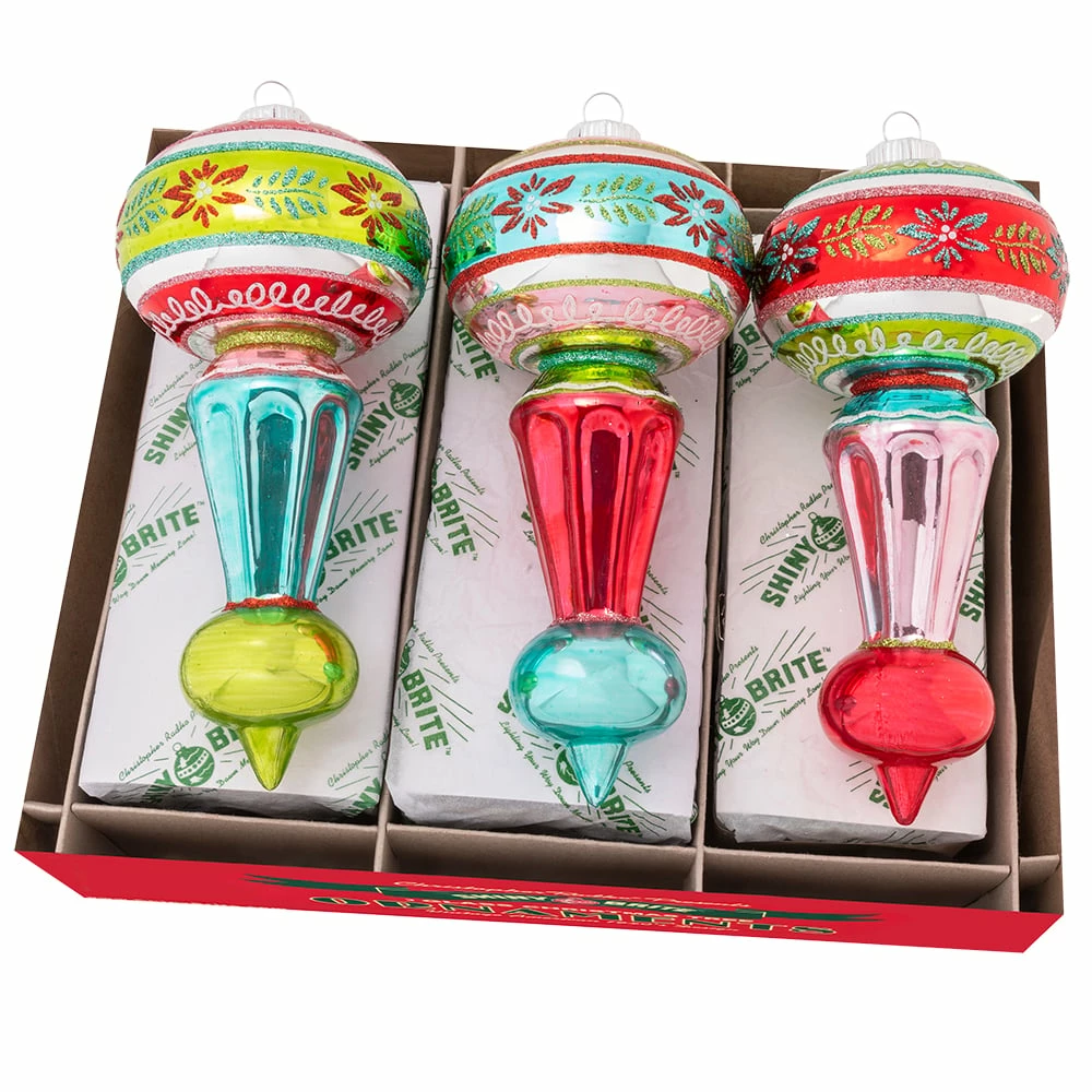 Best deal 😍 Traditions Festive Fete Decorated Shape Ornaments Set/3 👍 3 Best deal 😍 Traditions Festive Fete Decorated Shape Ornaments Set/3 👍