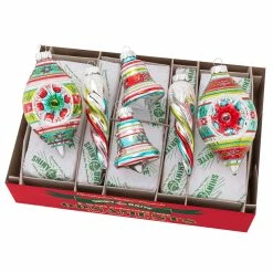 Best Pirce 🛒 Traditions Festive Fete Mixed Shape Ornaments Set/6 🤩
