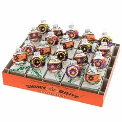 Flash Sale ❤️ Traditions 🧛 Halloween Reflector & Round Ornaments Set/20 🛒