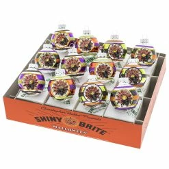 Best deal 😀 Traditions 💀 Halloween Decorated Reflector Round Ornaments Set/12 😉