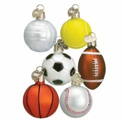Top 10 🔔 Traditions Miniature Sport Ball Ornaments Set/6 🥰