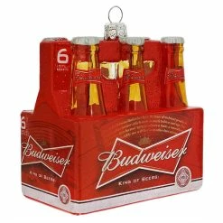 Hot Sale 👍 Traditions Budweiser Six-Pack Ornament 🧨