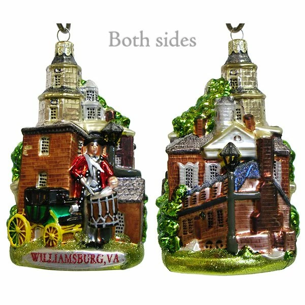 New 🔥 Traditions Williamsburg Virginia Cityscape Ornament 😉 3 New 🔥 Traditions Williamsburg Virginia Cityscape Ornament 😉
