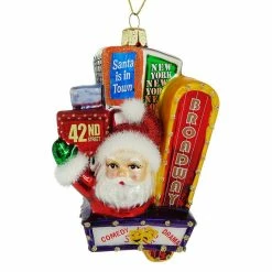 Promo 😍 Traditions Broadway Santa Ornament ❤️
