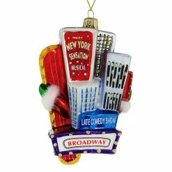 Alternative view of Promo 😍 Traditions Broadway Santa Ornament ❤️