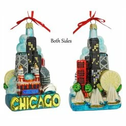 Best Pirce 🥰 Traditions Chicago Cityscape Ornament 😉