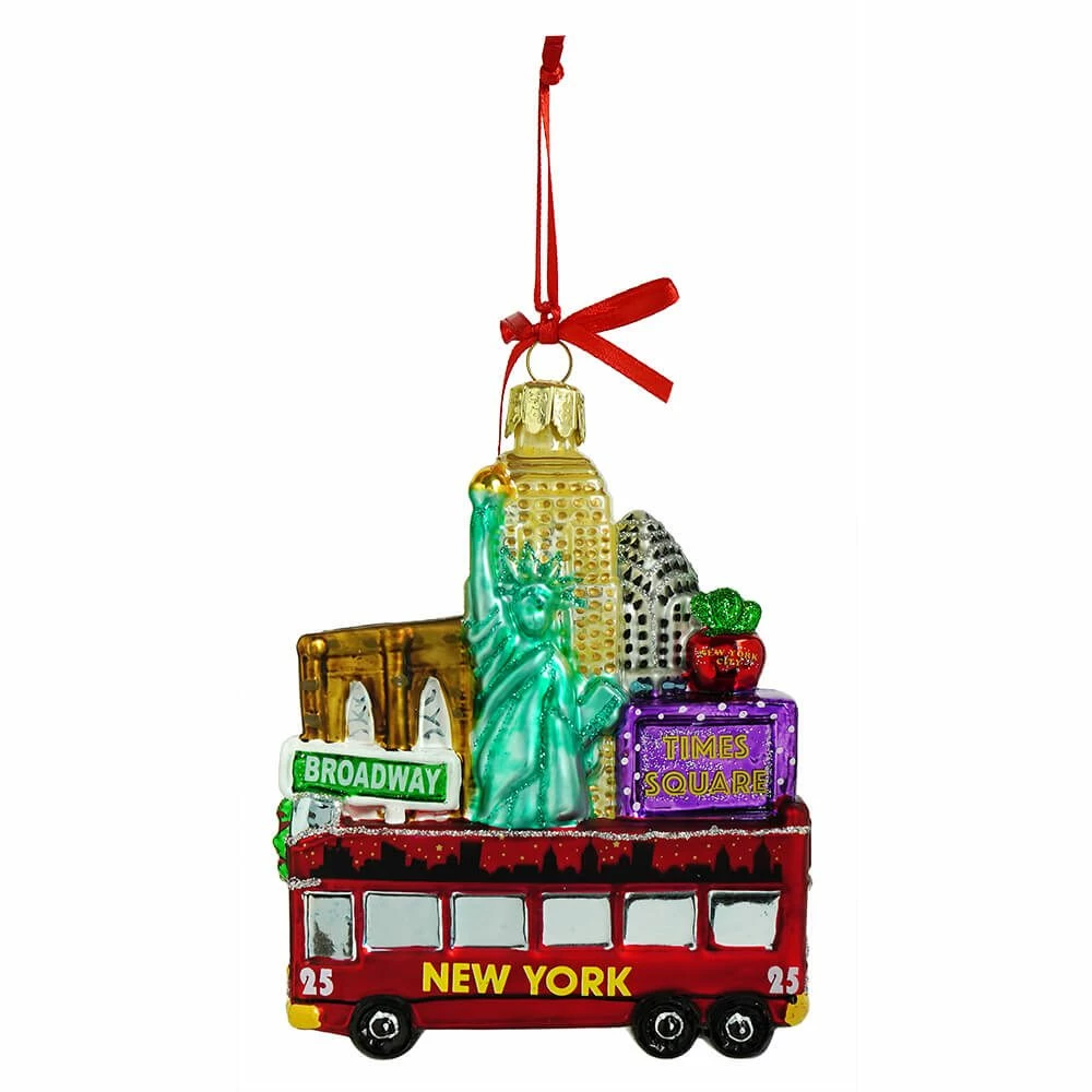 Top 10 🛒 Traditions New York Bus Cityscape Ornament 🛒 3 Top 10 🛒 Traditions New York Bus Cityscape Ornament 🛒