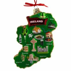 Flash Sale 😉 Traditions Ireland International Country Map Ornament 🧨