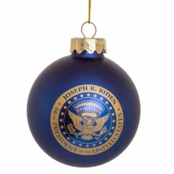 Alternative view of Outlet 🎉 Traditions President Biden Glass Ball Ornament ❤️
