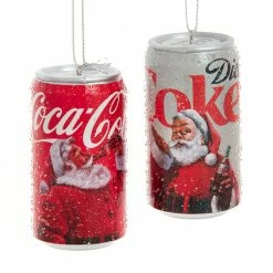 Budget 👍 Traditions Coca-Cola® Santa Can Ornaments Set/2 ✔️