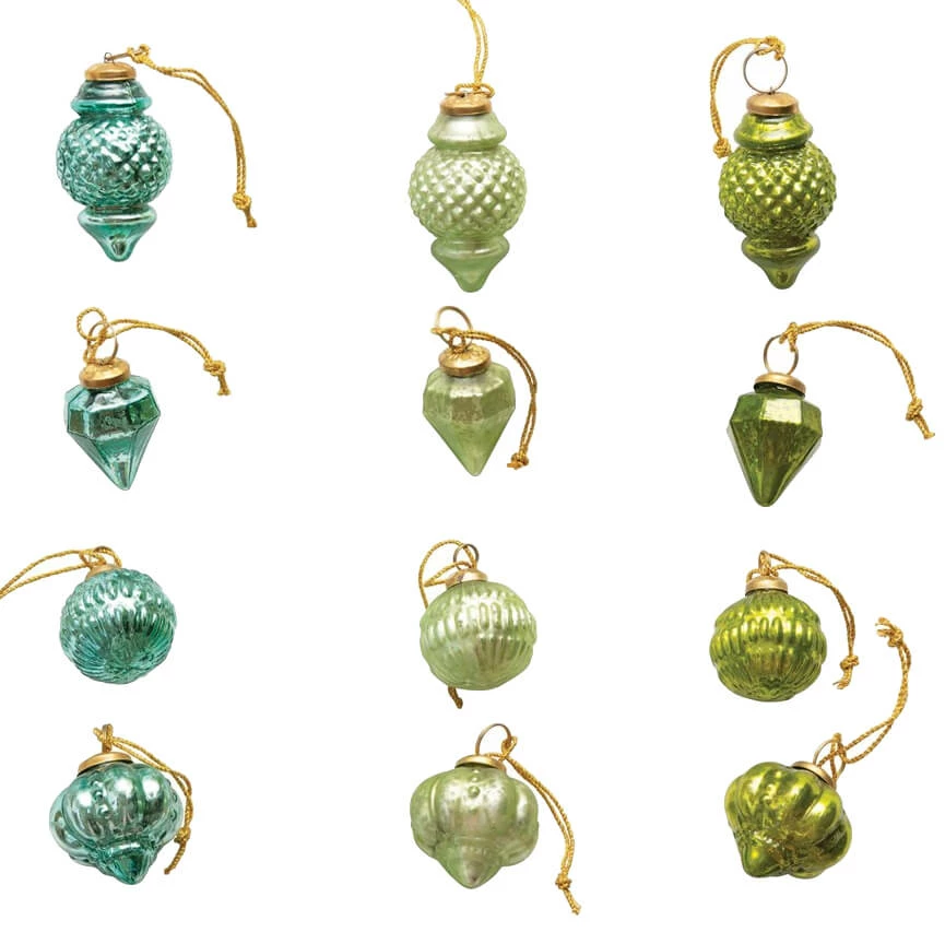 Best deal ๐ Traditions Blue & Green Glass Ornaments In Gift Box Set/12 ๐งจ 3 Best deal ๐ Traditions Blue & Green Glass Ornaments In Gift Box Set/12 ๐งจ