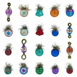 Best Pirce ❤️ Traditions Multi Colored Glass Ornaments Boxed Set/20 🔥
