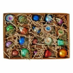 Alternative view of Best Pirce ❤️ Traditions Multi Colored Glass Ornaments Boxed Set/20 🔥