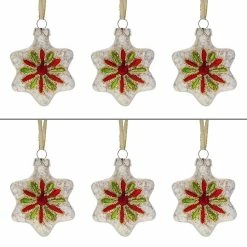 Cheapest ✔️ Traditions Glass Star Ornaments Boxed Set/6 ❤️