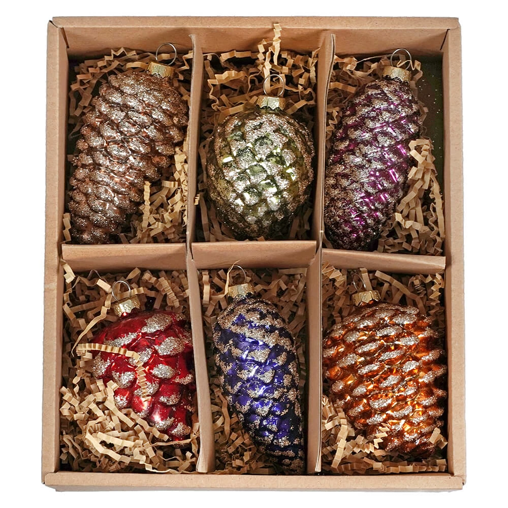 Coupon โ Traditions Boxed Glass Pine Cone Ornaments Set/6 ๐ 4 Coupon โ Traditions Boxed Glass Pine Cone Ornaments Set/6 ๐ - Image 2