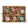 New 🧨 Traditions Hand-Painted Glass Witch's Eye Ornaments Box Set/6 👍 -Traditions store CCOXS1471