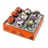 Best Sale 💯 Traditions Shiny Brite Flocked 🦇 Halloween Ball Ornaments Box/9 🤩 -Traditions store CR4026973
