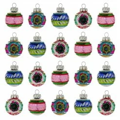 Hot Sale 🌟 Traditions 🎄 Christmas Confetti Reflector And Decorated Round Ornaments Set/20 🥰