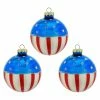 Discount ❤️ Traditions USA Flag Ball Ornaments Box/3 🎉 -Traditions store GC0252