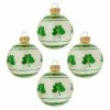 Brand new 🤩 Traditions Multi Shamrock Ball Ornaments Box/4 🔥 -Traditions store GG0219A