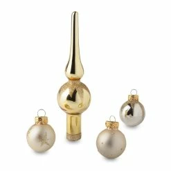 Alternative view of Cheapest ⭐ Traditions Mini Gold Finial And Ball Ornament Set/15 🛒