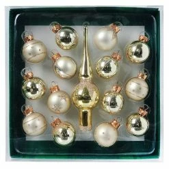 Cheapest ⭐ Traditions Mini Gold Finial And Ball Ornament Set/15 🛒