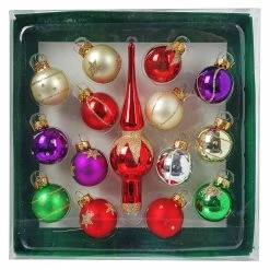 Best reviews of 👍 Traditions Mini Multicolor Finial And Ball Ornament Set/15 ❤️