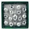 Outlet 🌟 Traditions Mini Silver Finial And Ball Ornament Set/15 ❤️ 1 Outlet 🌟 Traditions Mini Silver Finial And Ball Ornament Set/15 ❤️ -Traditions store GG0323sb