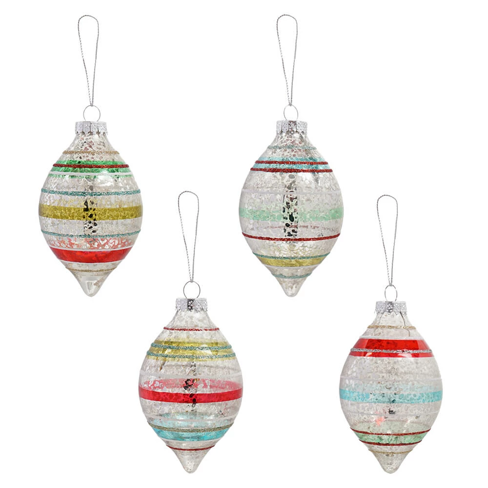 Outlet ⌛ Traditions Early Years Glass Reflector Ball Boxed Ornaments Set/4 🔔 3 Outlet ⌛ Traditions Early Years Glass Reflector Ball Boxed Ornaments Set/4 🔔