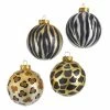 Budget ⌛ Traditions Wild Animal Print Ornaments Box/4 ⭐ 1 Budget ⌛ Traditions Wild Animal Print Ornaments Box/4 ⭐ -Traditions store GG0875