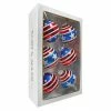 Hot Sale 👍 Traditions Stars & Stripes Glass Ball Ornaments Set/6 🛒 -Traditions store GG0878
