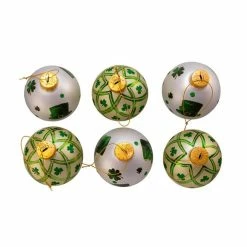 Alternative view of Best reviews of 👍 Traditions Irish Glass Ball Ornaments Set/6 🛒