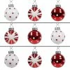 Brand new 🛒 Traditions Boxed Red & White Glass Ball Ornaments Set/9 🛒 1 Brand new 🛒 Traditions Boxed Red & White Glass Ball Ornaments Set/9 🛒 -Traditions store GG1012
