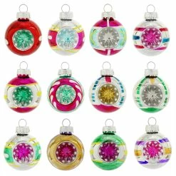 Alternative view of Coupon 🔥 Traditions Heirloom Reflector Ornaments Box/12 🧨