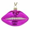 New 👍 Traditions Hot Pink Lips Ornament 🛒 -Traditions store GO 1109g