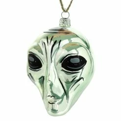 Cheapest 👏 Traditions Silver Alien Face Ornament ❤️ 5 Cheapest 👏 Traditions Silver Alien Face Ornament ❤️ -Traditions store GO 2504s